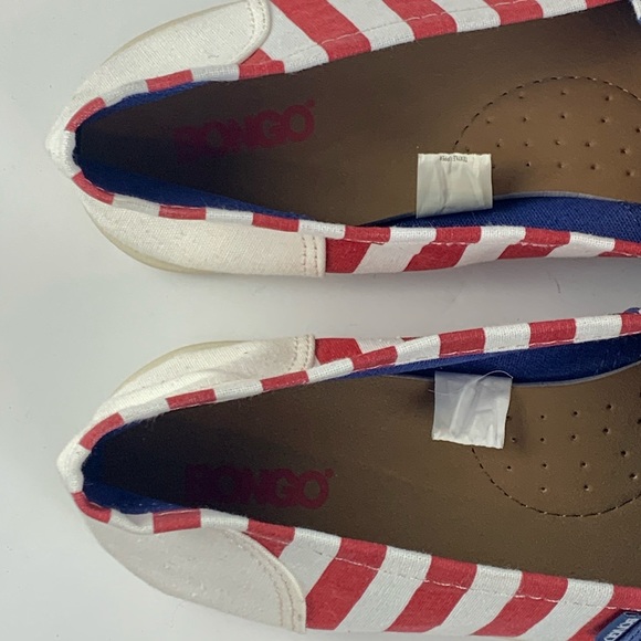 Bongo USA Flag Canvas Loafers Size 11 - Picture 4 of 7